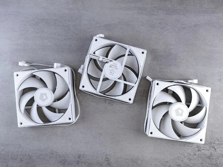 rows of rgb case fans in a gaming pc