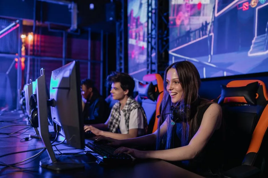 A gaming PC optimized for Valorant with a high-refresh gaming monitor