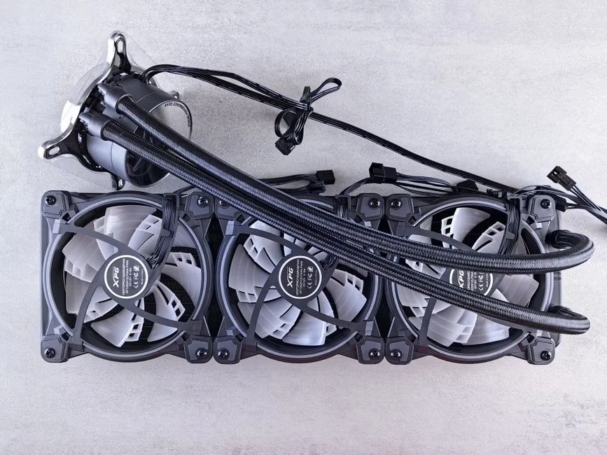 triple radiator liquid cooling system for a desktop PC
