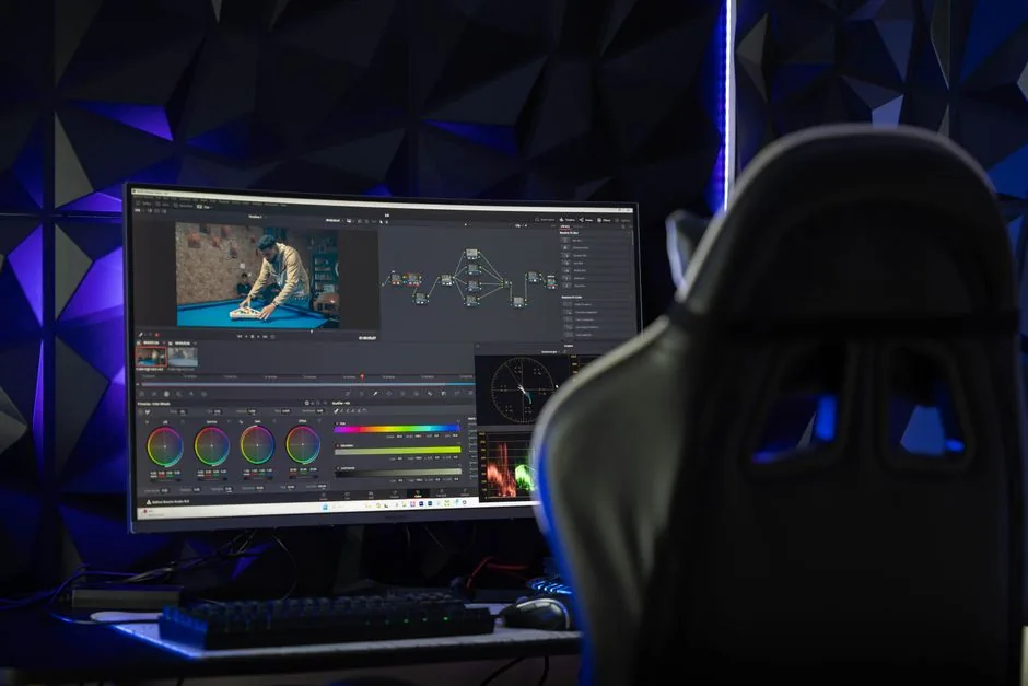 high refresh rate gaming monitor with adaptive sync enabled in the osd