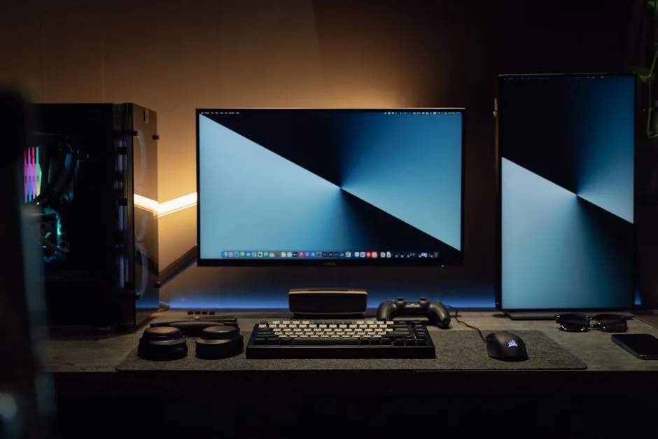 A competitive gamer testing the difference between a 144Hz vs 240Hz monitor