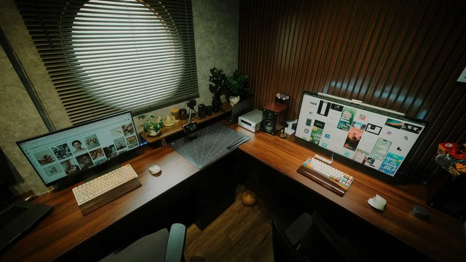 curved ultrawide gaming monitor with an immersive racing game