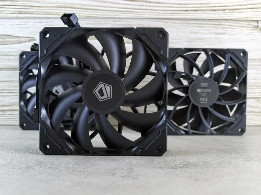 rear fan bracket and cable routing channel behind a motherboard tray