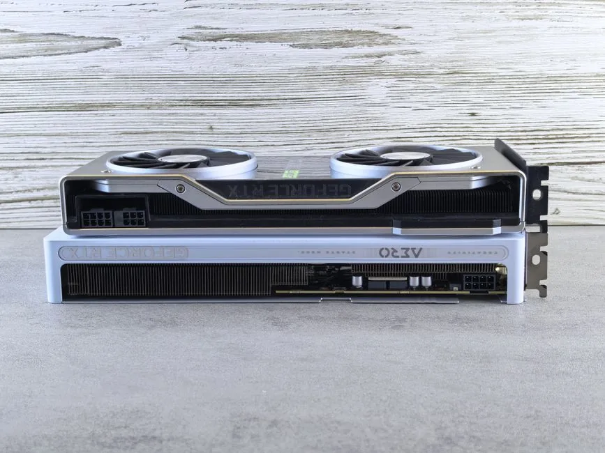 RTX 5070 or 4070 better — a Gigabyte graphics card with triple fans